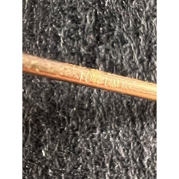 10k Yellow Gold CZ Earrings 2.45ctw - Picture 5 of 14